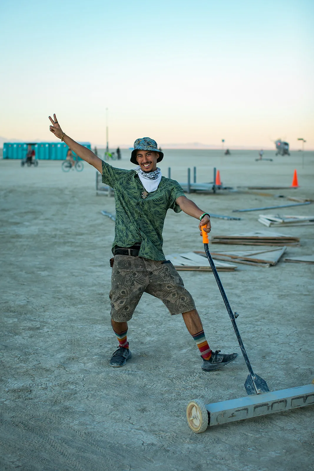 Camp on the playa